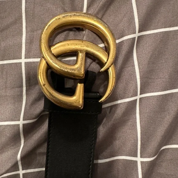 Gucci Belt. Size 85. Fits up to pants size 28 Gucci Marmont belt review/how to measure for a Euro size  main image 4